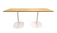 Tisch style 160x60 weiß/Eiche