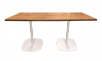 Tisch style 160x80 weiß/rustikal