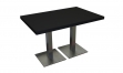 Tisch ATLANTA 120x80 schwarz HPL