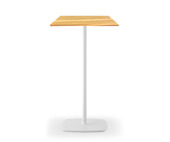 Stehtisch STYLE 60x60 weiß/Eiche