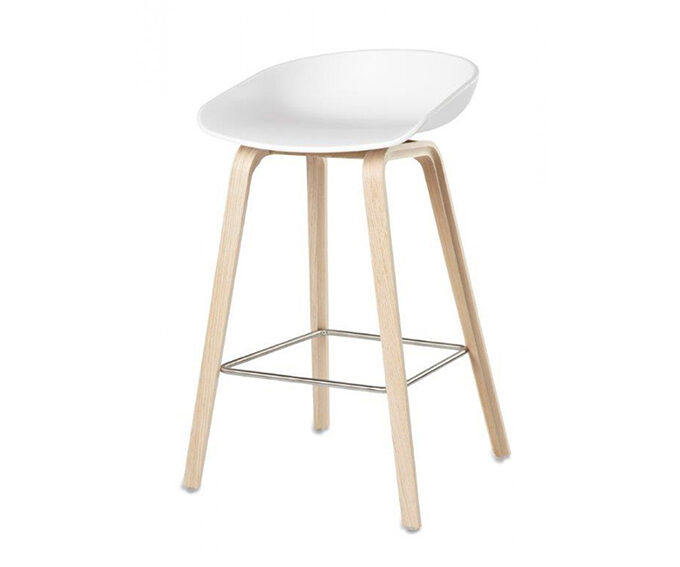 Barhocker ABOUT A STOOL weiß