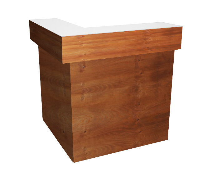 Bar ASPEN Ecke 110x110 rustikal