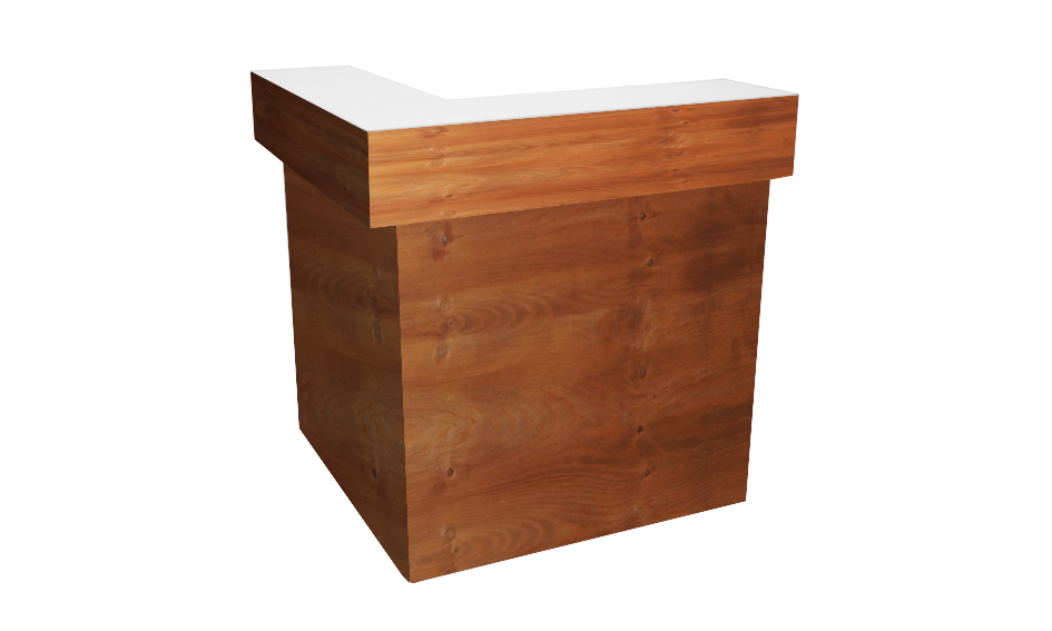 Bar ASPEN Ecke 110x110 rustikal
