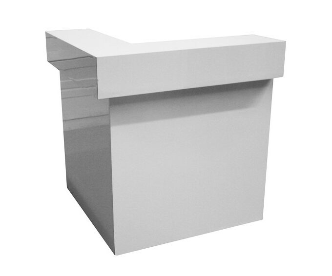 Bar ASPEN Ecke 110x110 weiß