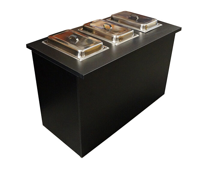 Buffet ASPEN 150 Chafing 3 Einsätze schwarz