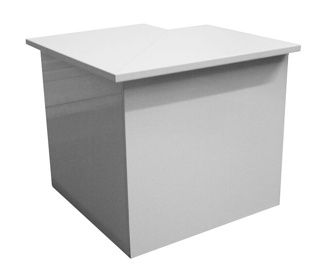 Buffet ASPEN Ecke 110x110 weiß