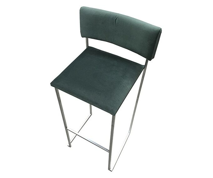 Barhocker CUBO Samt grün