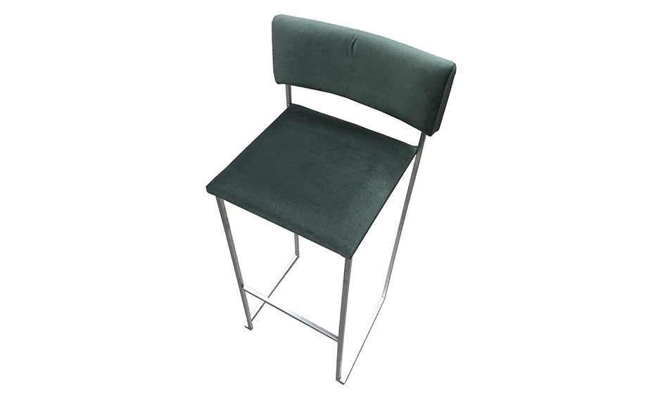 Barhocker CUBO Samt grün