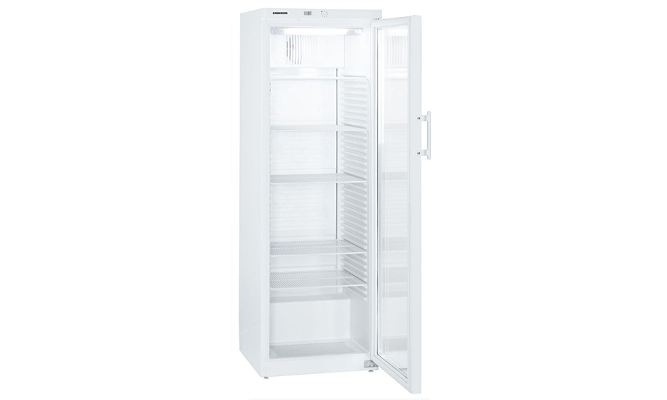 Glastürkühlschrank ALASKA 180 weiß