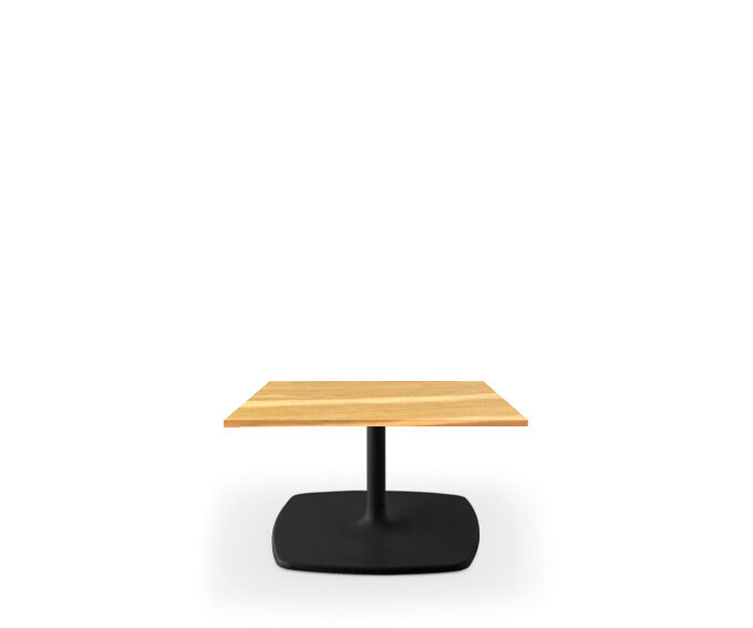 Loungetisch STYLE 60x60 schwarz/Eiche