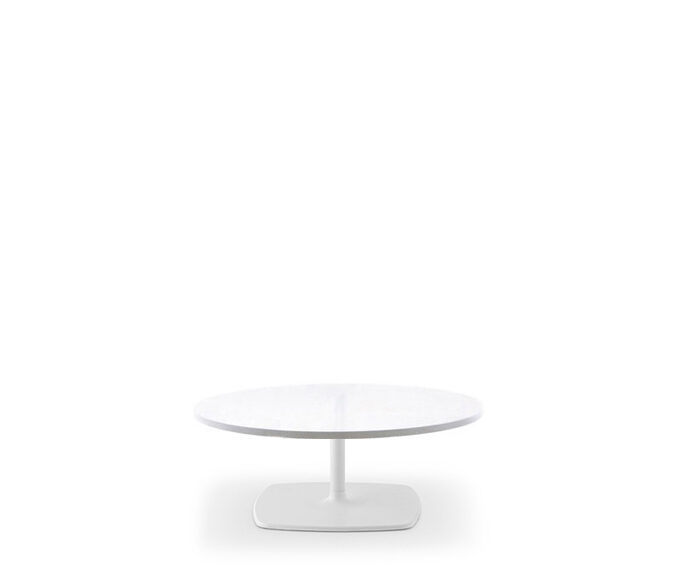 Loungetisch STYLE rund 70 weiß/weiß