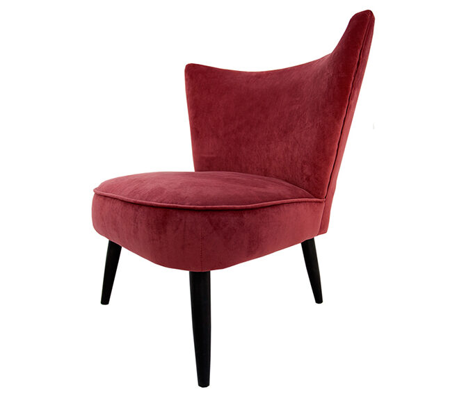 Loungesessel SIXTIES rot