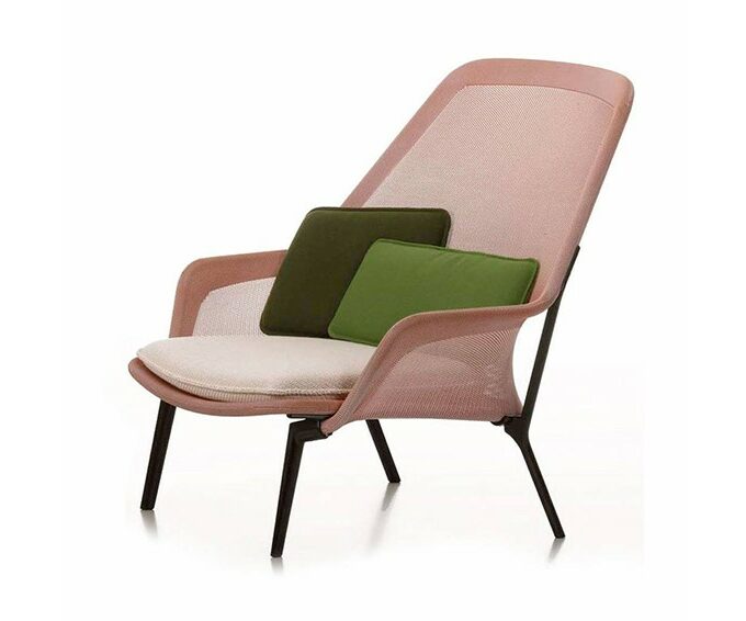 Loungesessel SLOW CHAIR rosa