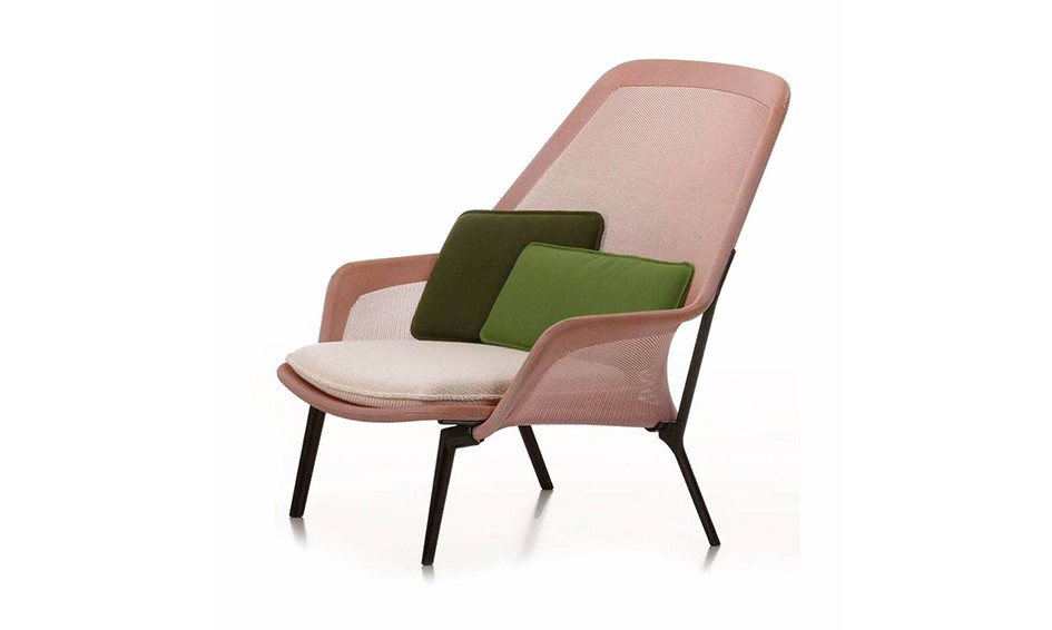 SLOW CHAIR Lounge Armchair, Pink