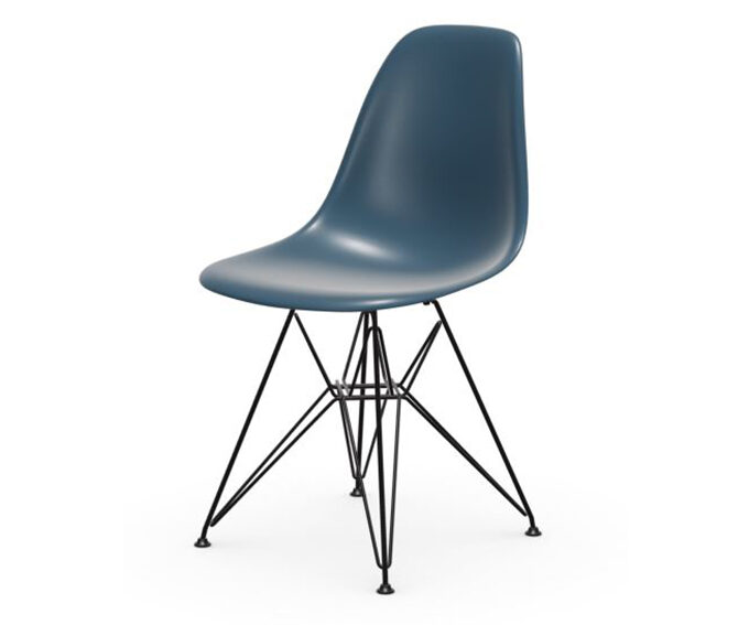 Designstuhl EAMES Plastic Side Chair DSR meerblau