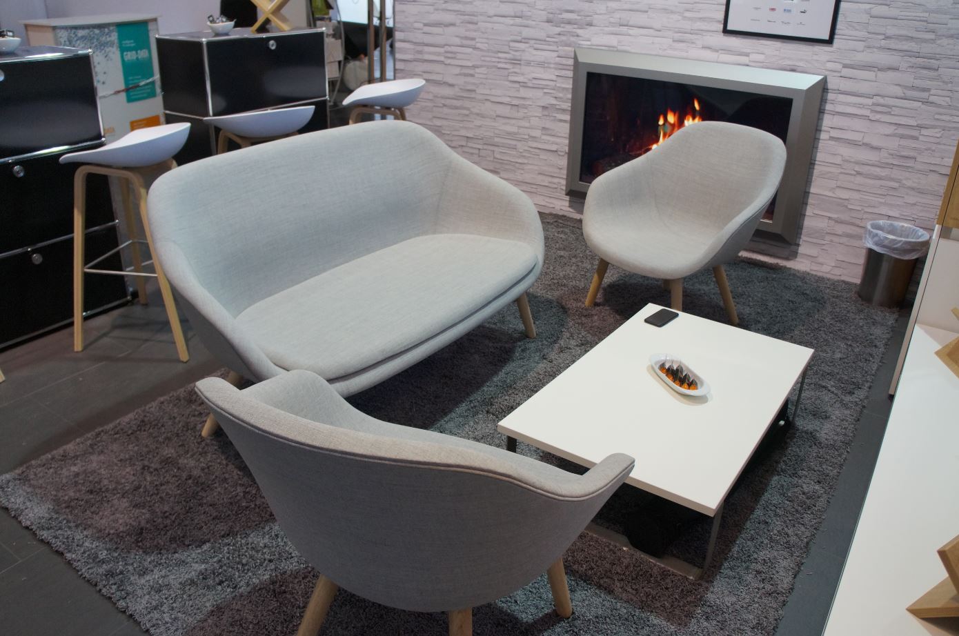 Sessel ABOUT A LOUNGE grau – Bild 5