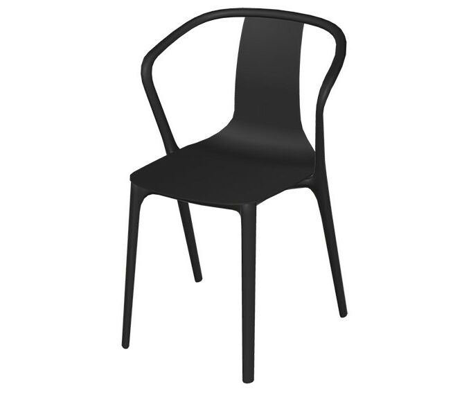 Designstuhl VITRA BELLEVILLE schwarz