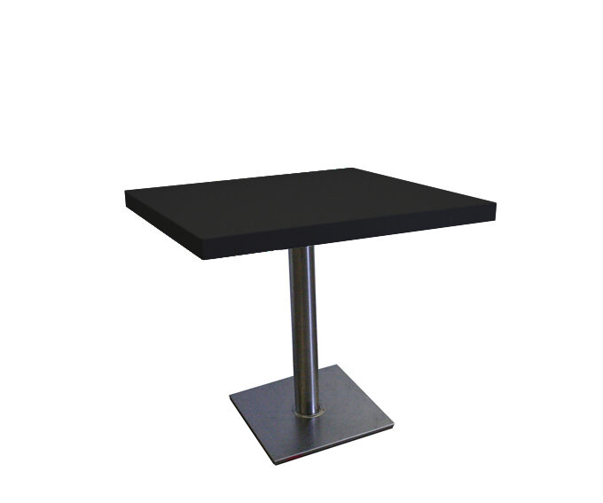 Tisch ATLANTA 80x80 schwarz