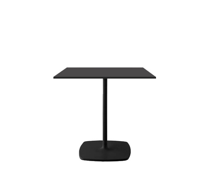 Tisch STYLE 80x80 schwarz/schwarz HPL