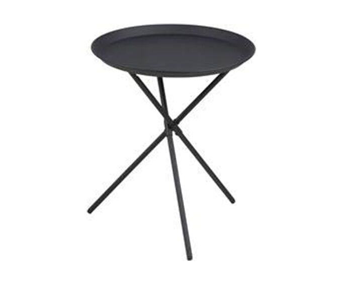 Loungetisch CROSS rund 40 schwarz