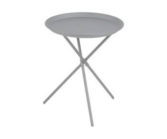 Loungetisch CROSS rund 40 grau