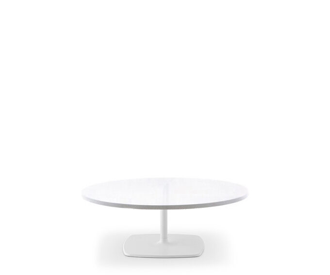 Loungetisch STYLE rund 90 weiß/weiß