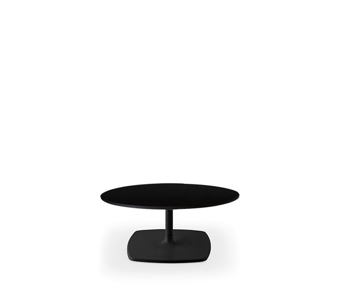 Loungetisch STYLE rund 70 schwarz/schwarz