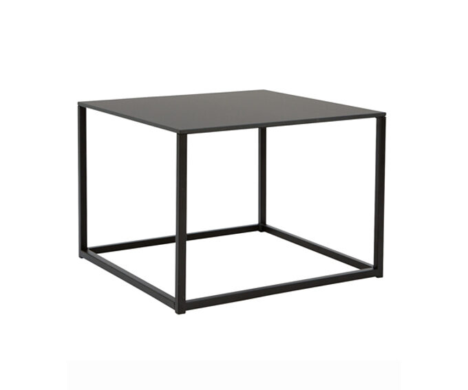Loungetisch 59/59 schwarz