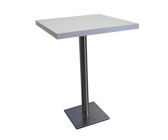 Stehtisch ATLANTA 80x80 weiß