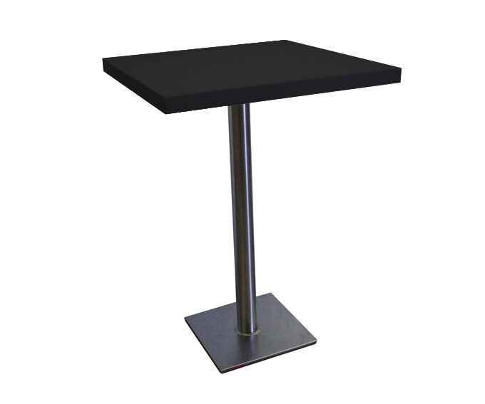 Stehtisch ATLANTA 80x80 schwarz