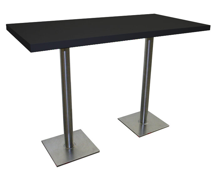 Stehtisch ATLANTA 160x80 schwarz
