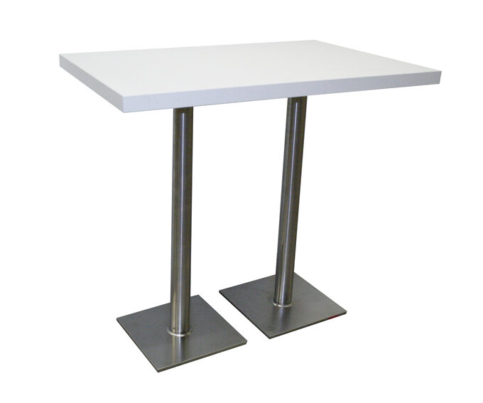 Stehtisch ATLANTA 120x80 weiß