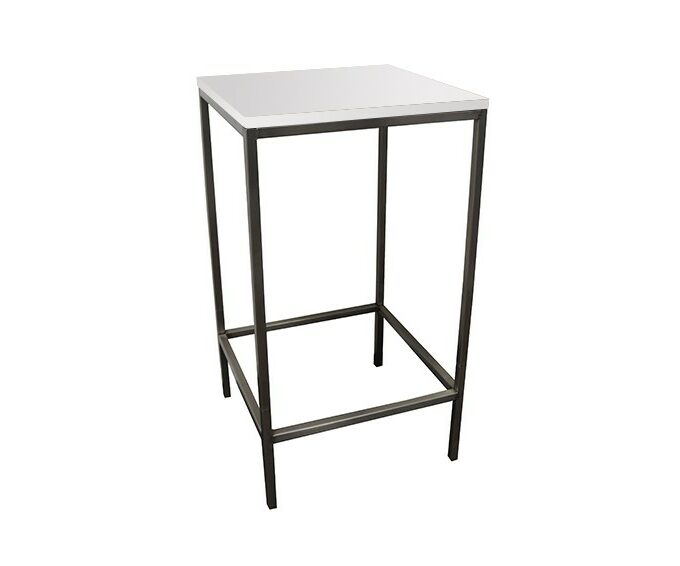 Stehtisch CHICAGO 60x60 weiß
