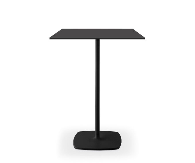 Stehtisch STYLE 80x80 schwarz/schwarz HPL