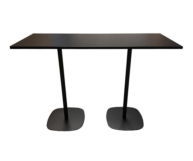 Stehtisch STYLE 160x60 schwarz/schwarz