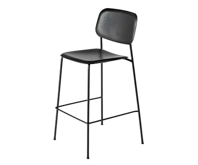 Barhocker SOFT EDGE schwarz