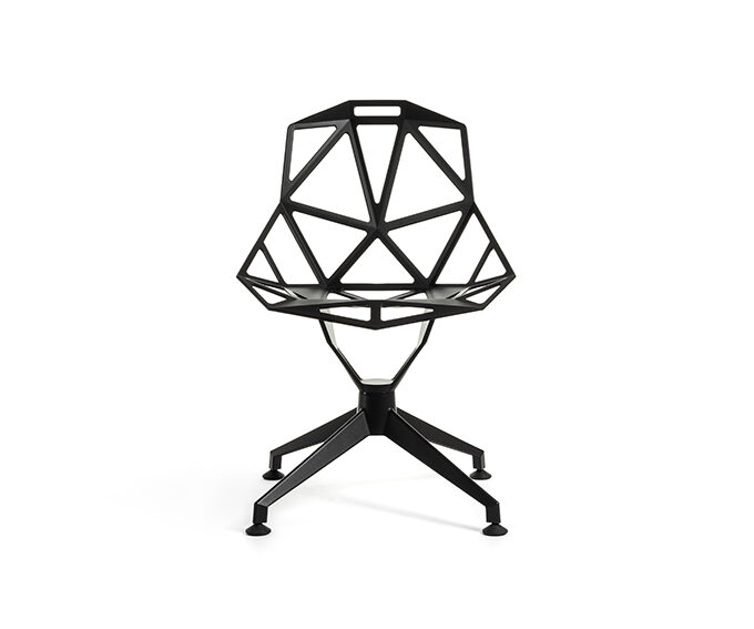 Designstuhl CHAIR ONE 4STAR schwarz