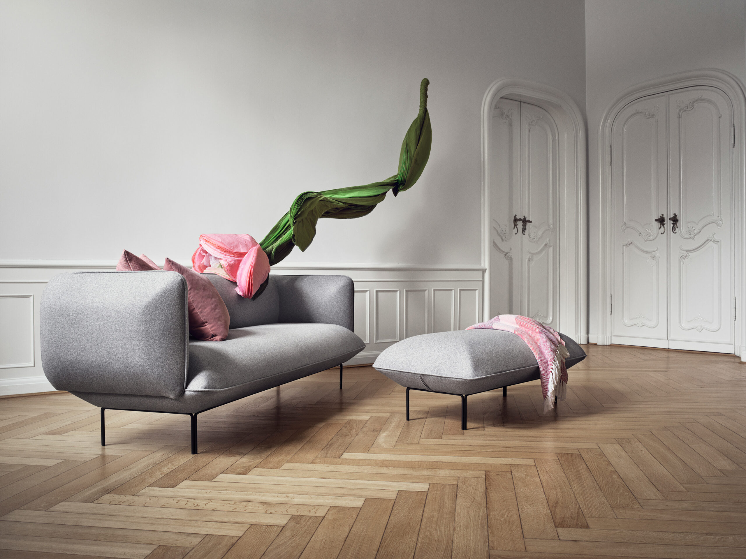 Loungesofa CLOUD green – Bild 3