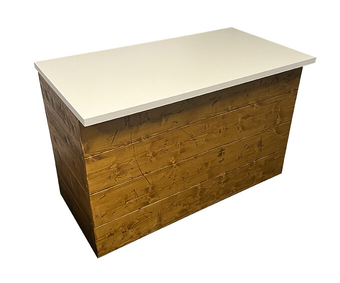 Buffet ASPEN 150 Bauholz/weiß