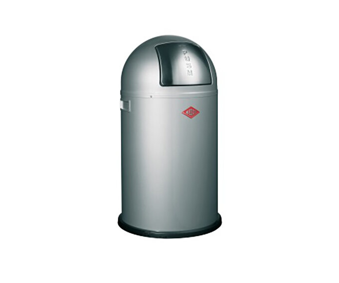 Mülleimer PUSHBOY grau