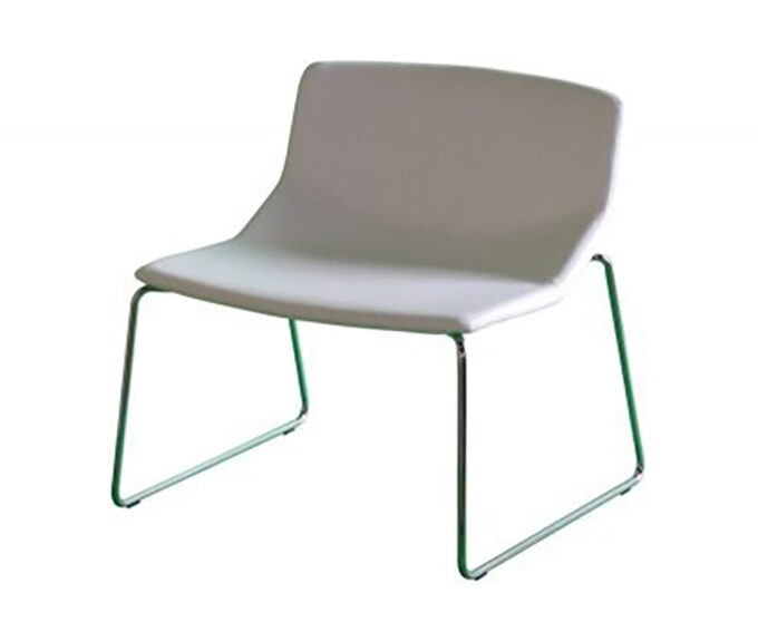 Sessel FAST weiß gepolstert