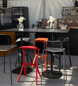 Bar Stool and Cocktail Table Showroom Week fusion rent